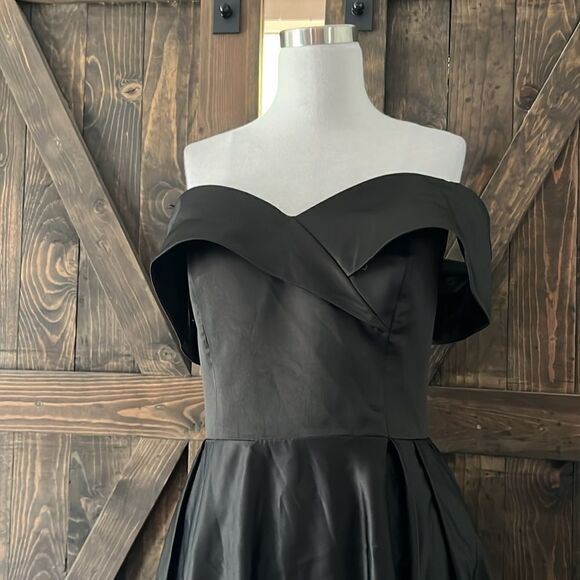 New Prom Off The Shoulder Slit Ball Gown Long Formal Evening Wedding Dress - Picture 2 of 16